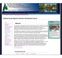 Hubbard County Regional Economic Development Commission Screenshot